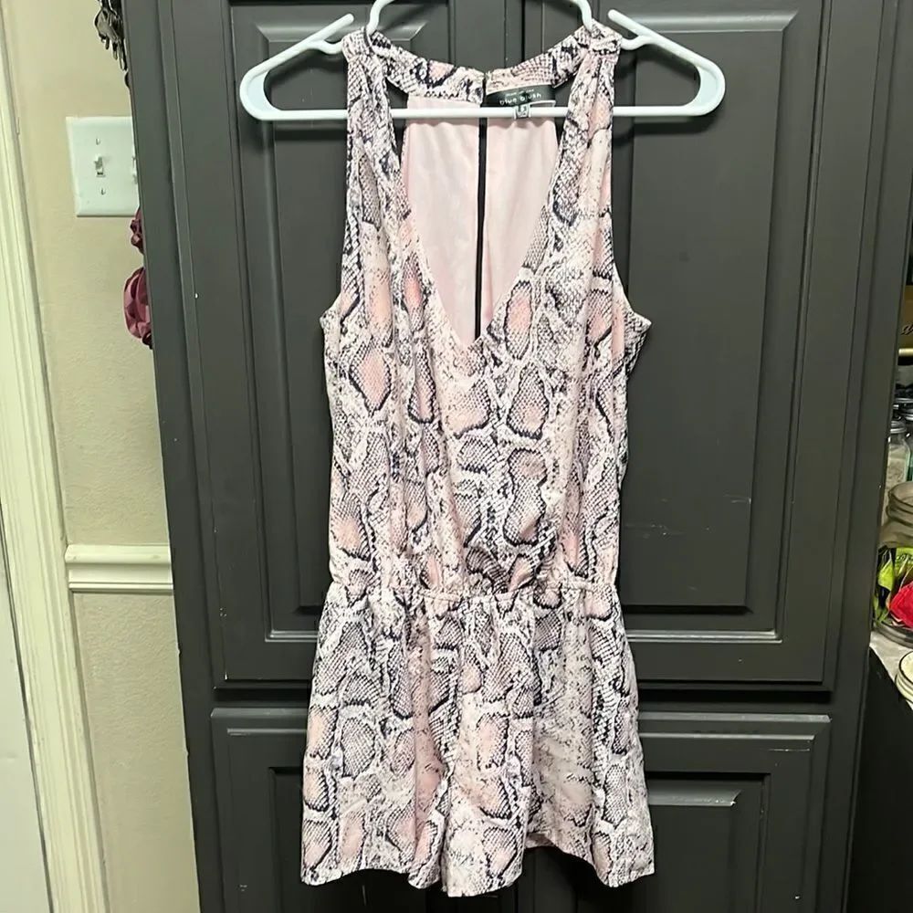 Blue blush romper